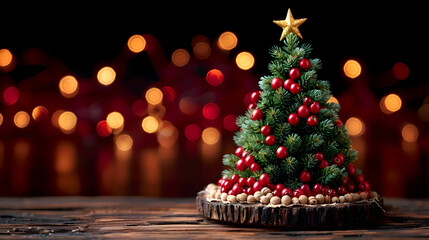 Christmas holiday decorations background