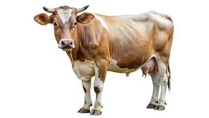 Cow isolate on white background.