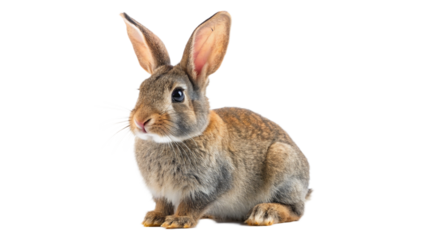 rabbit isolated on white background