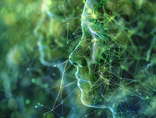 Digital of interconnected minds spanning the globe, where diverse people connect to innovate and collaborate in a network of shared ideas and knowledge. Envision a global web of interconnected minds, 