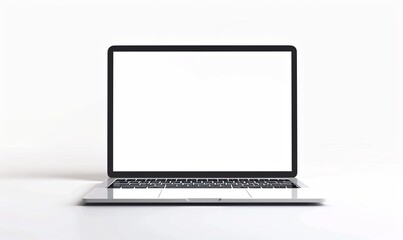 Clean Slate: Modern MacBook Pro with Blank Screen