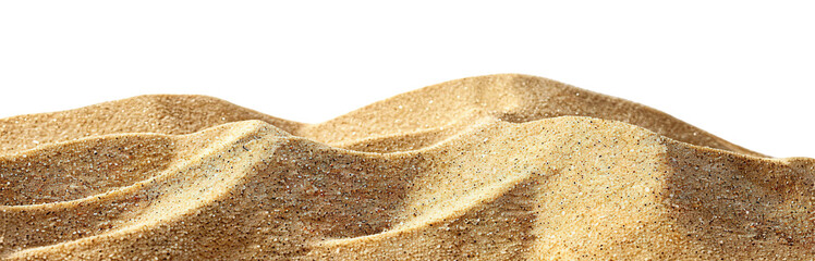 Beach or desert sand cut out