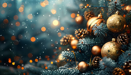 Obraz premium christmas background