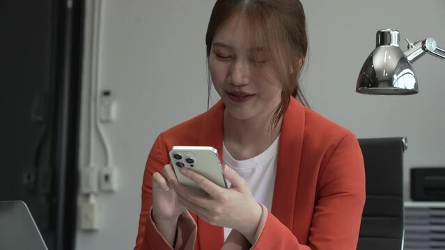 young Asian businesswoman, dressed in a formal suit, navigates complexities of the stock market as a consultant, loan officer, financial advisor, embodying entrepreneurship and strategic prowess.