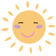 sun cartoon character