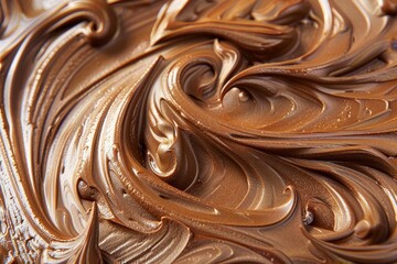 Swirling chocolate abstract background