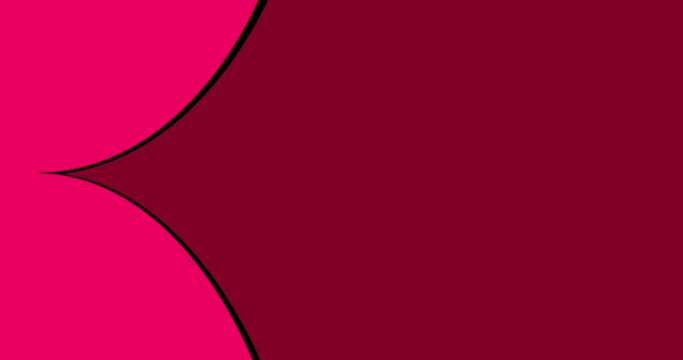 Presentation cartoon paper slideshow titles color red pink transition 2 wipe background. Cartoon animation preset motion cut design element. Business, finance, education, art, fashion, etc...