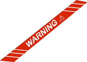 Danger warning lines