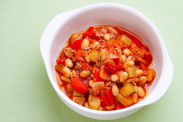 大豆のポークビーンズ