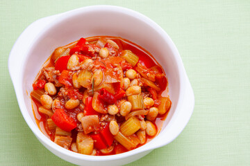 大豆のポークビーンズ