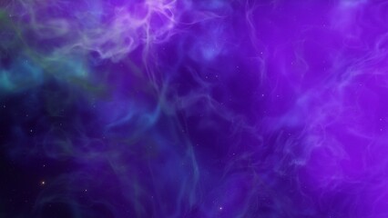 Space background with realistic nebula and shining stars. Colorful cosmos with stardust and milky way. Magic color galaxy. Infinite universe and starry night. 3d render
