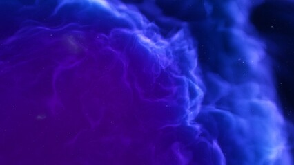 Space background. Nice clean colorful nebula with star field. 3D rendering
