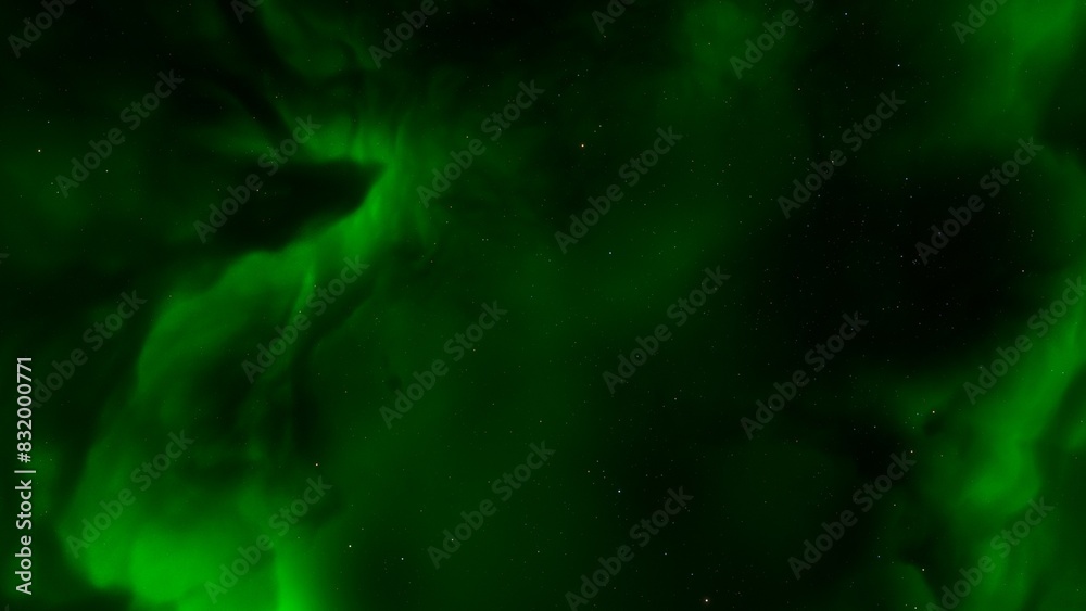 Poster space background. nice clean colorful nebula with star field. 3d rendering