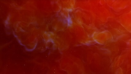 Space background. Nice clean colorful nebula with star field. 3D rendering
