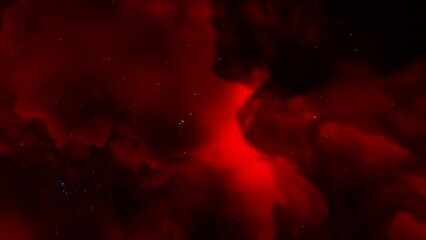Space background. Nice clean colorful nebula with star field. 3D rendering
