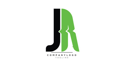 Alphabet letters Initials Monogram logo JA, JA INITIAL, JA letter