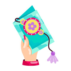 Set of Saluno Festival Flat Stickers 

