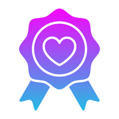 Ribbon Badge Icon