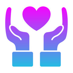 Hand With Heart Icon