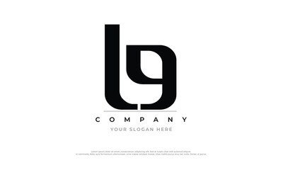 Alphabet letters Initials Monogram logo LG, LG INITIAL, LG letter