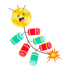  Diwali Event Flat Stickers 
