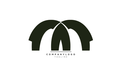 Alphabet letters Initials Monogram logo AM, AM INITIAL, AM letter
