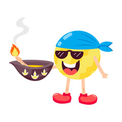 Indian Celebration Flat Stickers