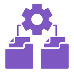 Obraz premium File Management Icon