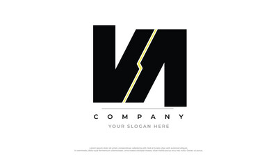 Alphabet letters Initials Monogram logo VA, VA INITIAL, VA letter
