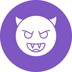 Obraz premium Devil Icon