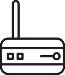 Router Line Icon
