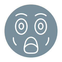 Obraz premium Surprised Icon