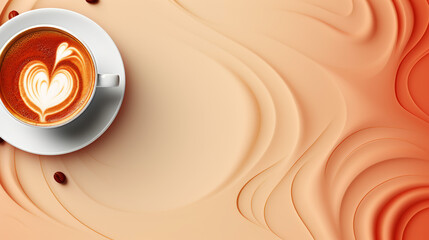 generated illustration of National Cappuccino Day on November 8th