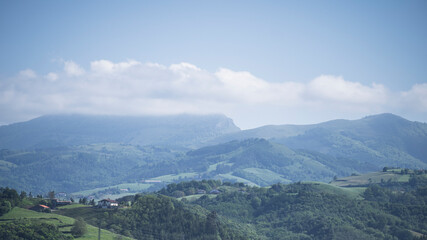 Naklejka premium mountains in the mountains