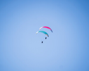 paraglider in the sky