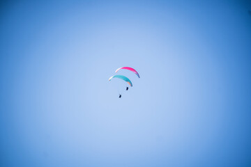 paraglider in the sky