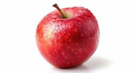 Red apple isolated on a white background