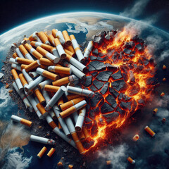 World No Tobacco Day illustration campaign