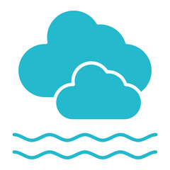 Fototapeta premium Fog Icon