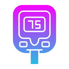 Fototapeta premium Diabetes Test Icon