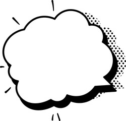 Comic Speech Bubble Illustration