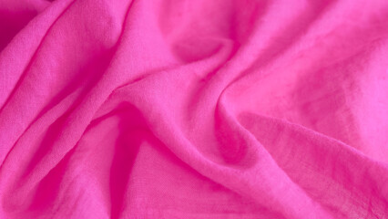 rich pink fuchsia fabric, luxurious and vibrant