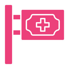 Fototapeta premium Signboard Icon