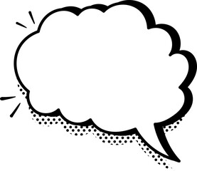 Comic Speech Bubble Illustration