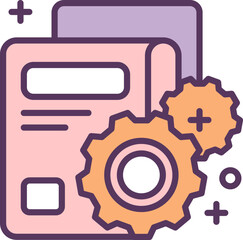 Project on progress start-up icon