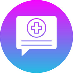 Fototapeta premium Medical App Icon