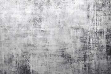 Obraz premium Scratched gray surface texture with vertical and horizontal lines creating a distressed and worn look