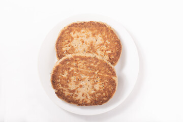 惣菜　ハンバーグ（鶏肉）加工品　あたため前