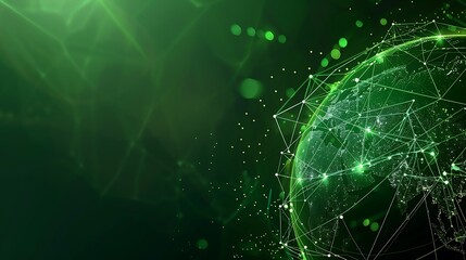 Obraz premium background illustration of globe with highlight region represent global business expansion