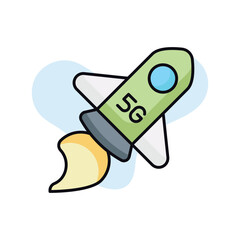 Fast Network vector icon